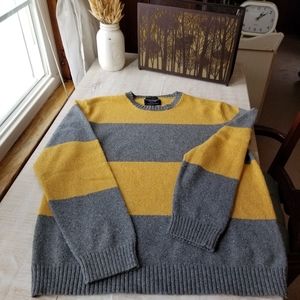 Mens America Eagle Striped Sweater Size XL